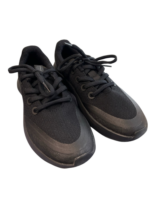 Allbirds Shoe Size 8 Black Synthetic Upper Sneaker Rubber Sole Lace Up Shoes Black / 8