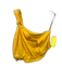 Farm Rio Size M Yellow Linen Sleeveless One Shoulder Knot Detail Top Yellow / M