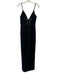 Cinq a Sept Size 4 Black Triacetate Spaghetti Strap Rhinestone Bow Detail Dress Black / 4