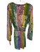 Show Me Your Mumu Size M Multi Polyester Fully Sequined Rainbow Stripe Dress Multi / M