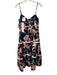 PatBo Size 8 navy blue & multi Polyester Floral Cutout Detailing Tiered Dress navy blue & multi / 8