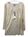 Marlies Grace Size M Cream White Cotton Blend Long Flare Sleeve Tunic Dress Cream White / M