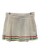 Solid & Striped x Prince Size M Cream White, Red & Green Polyester Blend Skirt Cream White, Red & Green / M