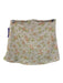 Skatie Brand Size L Cream, Green & Pink Polyester Blend Floral Crop Athletic Set Cream, Green & Pink / L