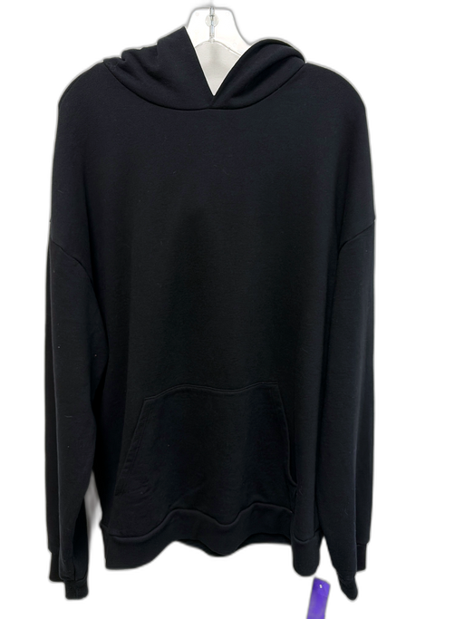 Alo NWT Size L Black Cotton Solid Hoodie Men's Jacket Black / L