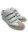 Isabel Marant Shoe Size 40 White & Brown Leather Upper Perforated Sneakers White & Brown / 40