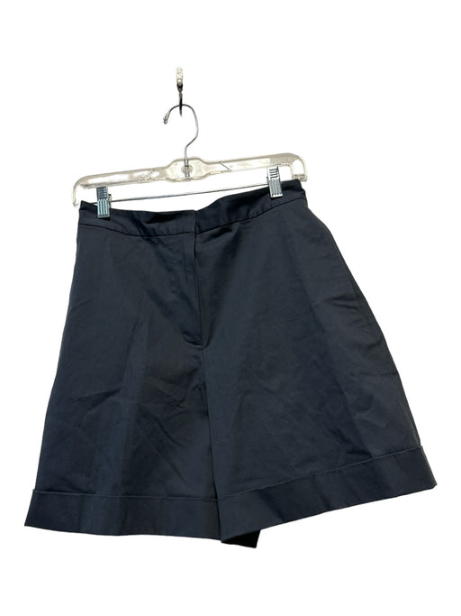 Theory Size 4 Navy Cotton Cuffed Shorts Navy / 4