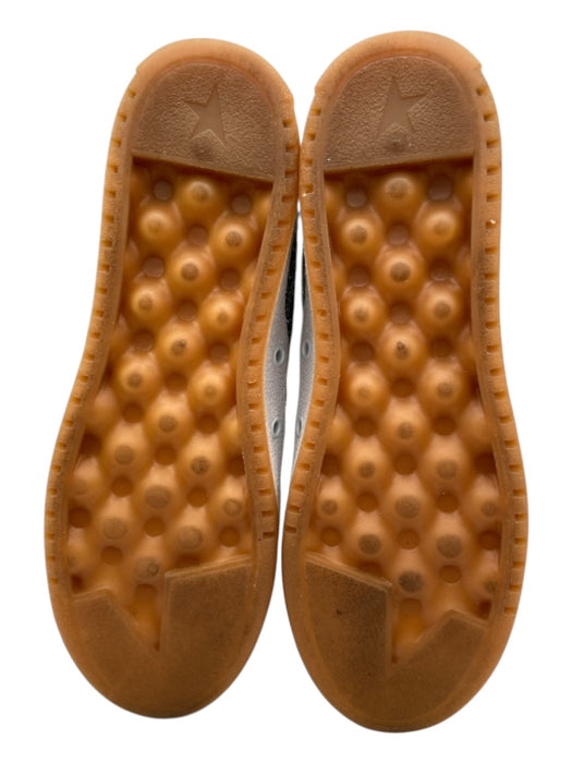 Golden Goose Shoe Size 37 Silver & White Leather Upper Glitter Star Sneakers Silver & White / 37