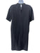 Brunello Cucinelli Size Small Dark Gray Cotton Blend Short Sleeve Monili Dress Dark Gray / Small