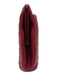 Chanel Red Leather Caviar Chevron Turnlock Clutch Bag Red / Medium