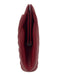 Chanel Red Leather Caviar Chevron Turnlock Clutch Bag Red / Medium