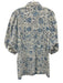 Love The Label Size S White & Blue Cotton Floral Eyelet 1/2 Puff Sleeve Dress White & Blue / S