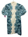 Mestiza New York Size XS Cream White & Blue Cotton Blend Floral Dress Cream White & Blue / XS