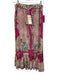 Love The Label Size S Pink & Green Cotton Blend Elastic Back Bow Print Skirt Pink & Green / S