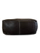Celine Dark Brown Leather Top Handle Zip Pocket Multiple Compartments Hand Bag Dark Brown