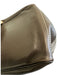 Celine Dark Brown Leather Top Handle Zip Pocket Multiple Compartments Hand Bag Dark Brown