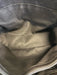 Celine Dark Brown Leather Top Handle Zip Pocket Multiple Compartments Hand Bag Dark Brown
