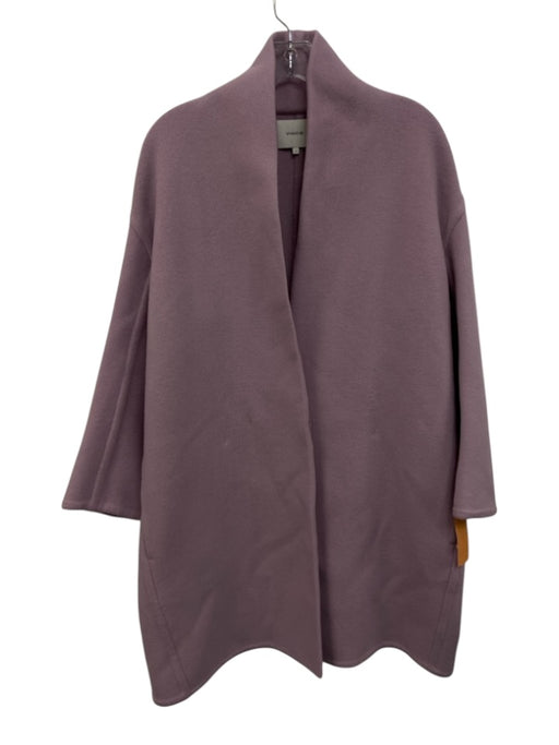 Vince Size Small Lilac Purple Wool Blend Long Sleeve Welt Pockets Coat Lilac Purple / Small
