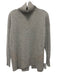 White + Warren Size XS Gray Cashmere Long Sleeve Ribbed Knit Turtle Neck Sweater Gray / XS