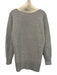 Rosetta Getty Size Small Cream & Gray Cashmere Long Sleeve Colorblock Sweater Cream & Gray / Small
