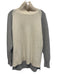 Rosetta Getty Size Small Cream & Gray Cashmere Long Sleeve Colorblock Sweater Cream & Gray / Small