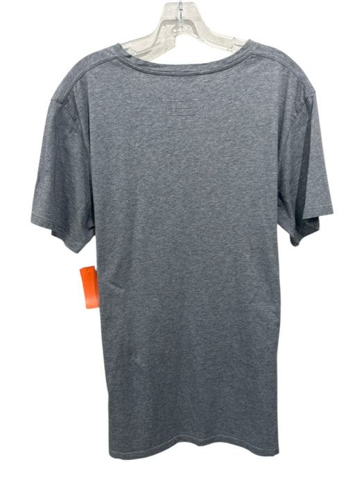 Balmain Size xxxl Gray Cotton Solid T shirt Crew Men's Short Sleeve Gray / xxxl