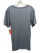 Balmain Size xxxl Gray Cotton Solid T shirt Crew Men's Short Sleeve Gray / xxxl