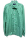 Ralph Lauren Purple Size 17 Green & White Cotton Plaid Men's Long Sleeve Shirt Green & White / 17