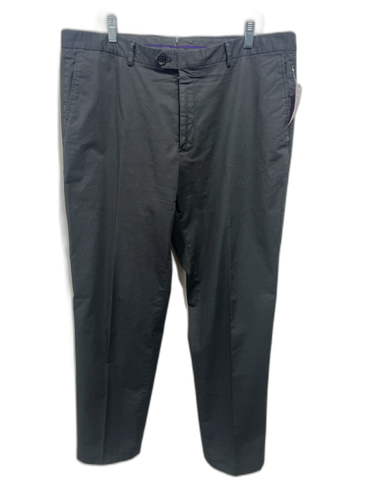 Ralph Lauren Purple Size 38 Dark Gray Cotton Solid Dress Khakis Men's Pants Dark Gray / 38