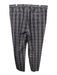 Etro Size 56 Navy & White Cotton Plaid Khaki Men's Pants Navy & White / 56