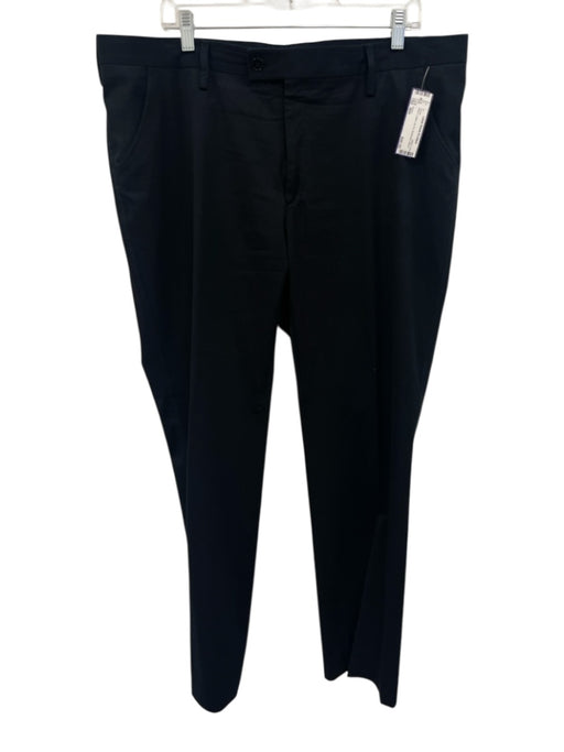 Gucci Size 56R Black Cotton Zip Fly Men's Pants Black / 56R
