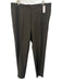 Canali Size 58 Gray & Brown Wool Zip Fly Men's Pants Gray & Brown / 58
