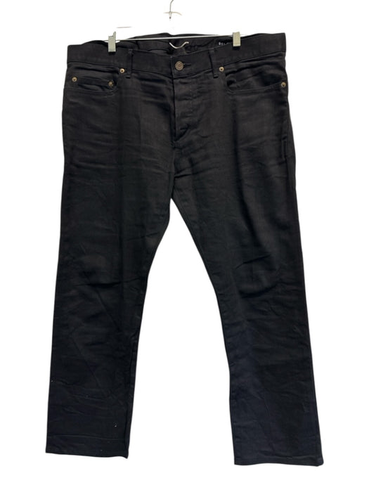 Saint Laurent Size 38 Black Cotton Solid Slim Jean Men's Pants Black / 38