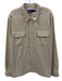 Polo Size XL Beige Cotton Solid Button Down Men's Long Sleeve Shirt Beige / XL