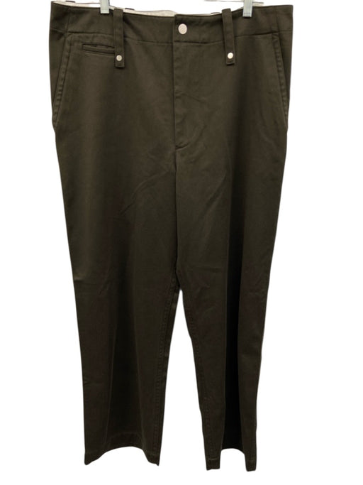 Burberry Size L Brown Cotton Solid Men's Pants Brown / L