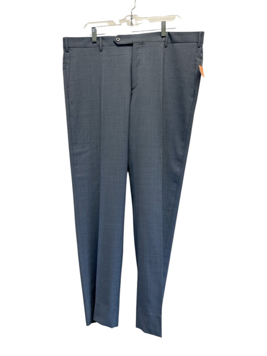 Zanella Size 38 Gray Wool Blend Solid Dress Men's Pants Gray / 38