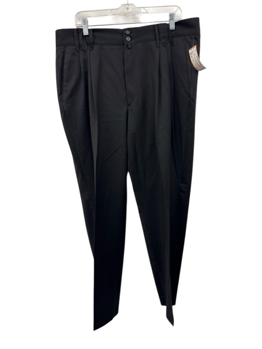Gianni Versace Size 56 Black Wool Solid Men's Pants Black / 56