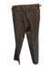 Tom Ford Size 58R Brown Wool Houndstooth Side Tabs Men's Pants Brown / 58R