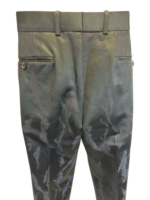 Alexander McQueen Size 54 Navy Blue & Purple Abstract Men's Pants Navy Blue & Purple / 54