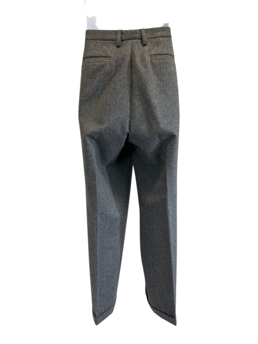 Gucci Size 54 Gray Wool Solid Men's Pants Gray / 54