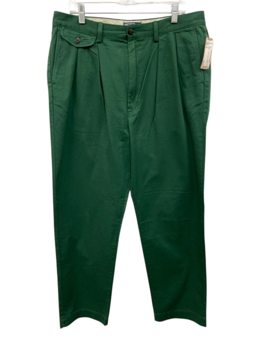 Polo Size 36 Green Cotton Solid Men's Pants Green / 36