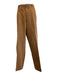 Brunello Cucinelli Size 56 Dark Tan Cotton Solid Cuffed Men's Pants Dark Tan / 56