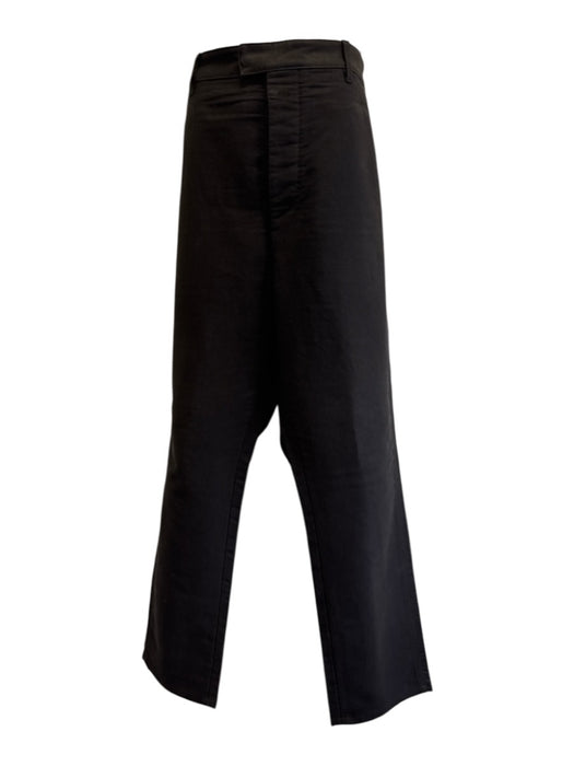 Bottega Veneta Size 54 Black Cotton Solid Khakis Men's Pants Black / 54