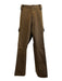 Yves Saint Laurent Size 56 Olive Green Cotton Solid Cargo Pocket Khakis Pants Olive Green / 56