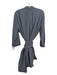 Danielle Rollins Size XL Gray Wool Half Sleeve Button Front Pockets Dress Gray / XL