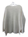 Alicia Adams Size L Cream Baby Alpaca Knit V Neck Long Sleeve Sweater Cream / L