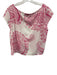 Calypso St. Barth Size L White & Pink Polyester Paisley Print Skirt Set White & Pink / L