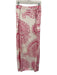 Calypso St. Barth Size L White & Pink Polyester Paisley Print Skirt Set White & Pink / L