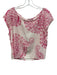 Calypso St. Barth Size L White & Pink Polyester Paisley Print Skirt Set White & Pink / L
