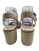 Paul Green Shoe Size 5.5 Beige Leather Upper Criss Cross Open Toe Sandals Beige / 5.5